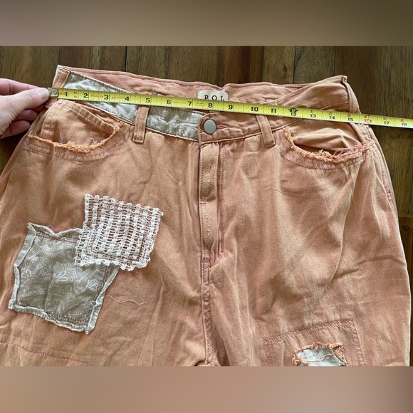 POL bohemian patchwork cropped ankle pants - Picture 11 of 15